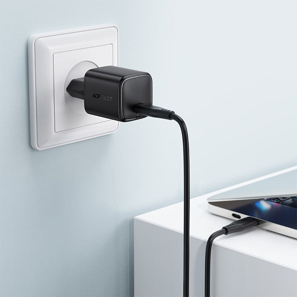 Ładowarka sieciowa Acefast A119, 45W, 3A, 1 x USB-C, Czarna