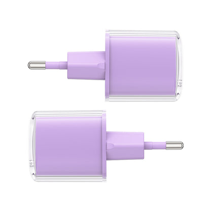 Ładowarka sieciowa Acefast A53 Sparkling Display, 30W, 3A, 1 x USB-C, Fioletowa