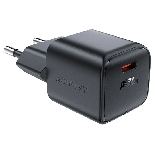 Ładowarka sieciowa Acefast A73 Mini, 20W, 3A, 1 x USB-C, Czarna