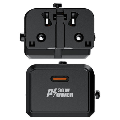 Ładowarka sieciowa Acefast Z7 Travel, 30W, 3A, 1 x USB-C, Czarna