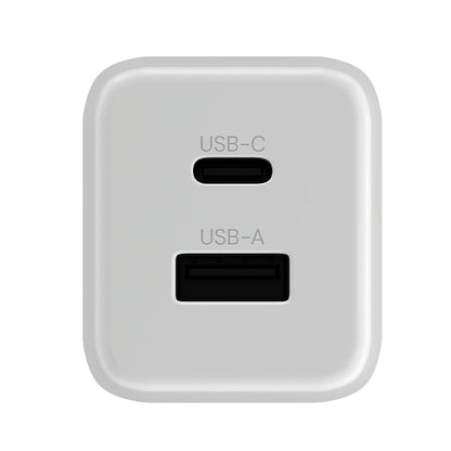 Ładowarka sieciowa Allity. ATC-01-45WCC Fast, 45W, 3A, 1 x USB-A - 1 x USB-C, Biały
