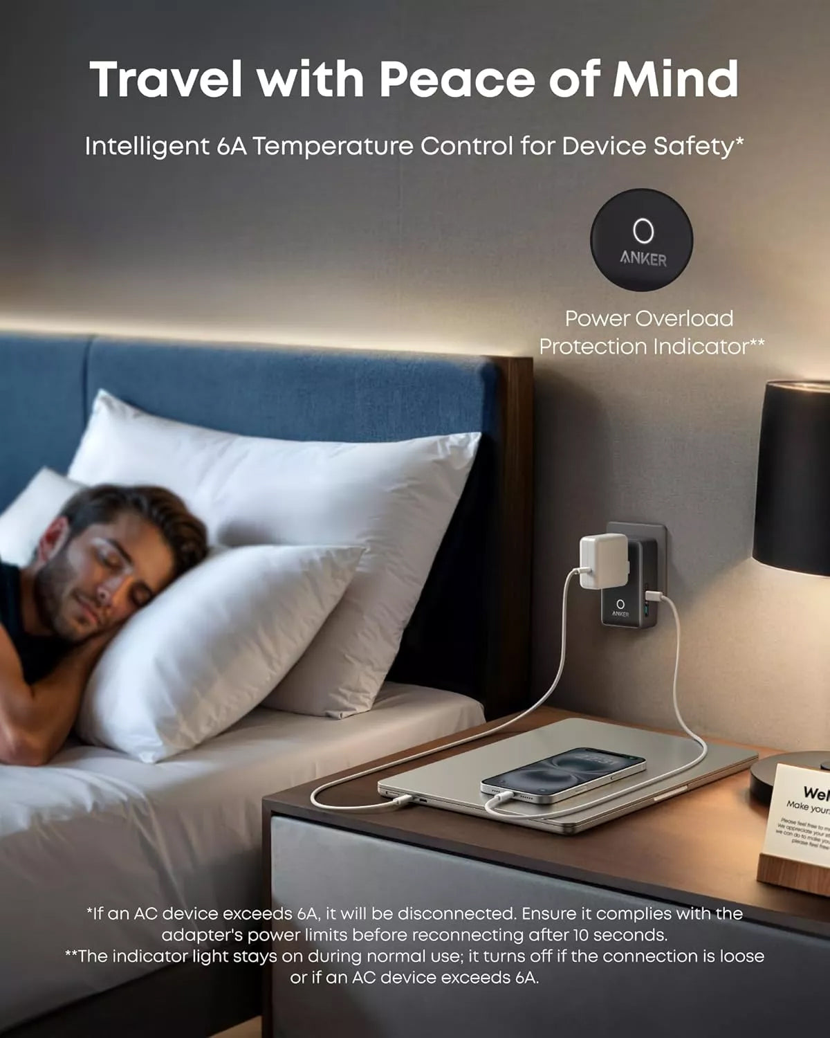 Ładowarka sieciowa Anker Nano Travel, 20W, 3A, 2 x USB-A - 2 x USB-C, Czarny A9215H11