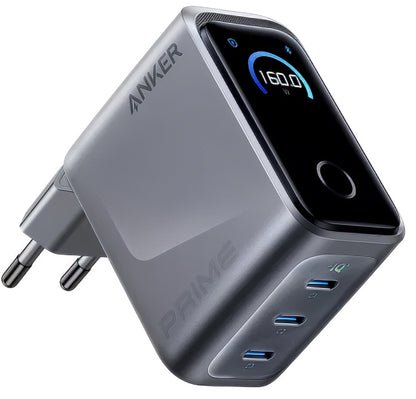 Ładowarka sieciowa Anker Prime, 160W, 5.36A, 3 x USB-C, Szara A2687341