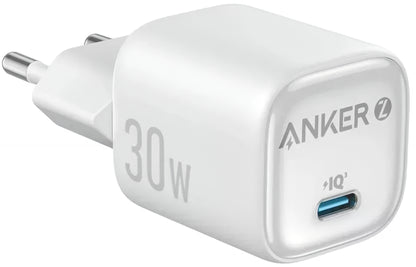 Ładowarka sieciowa Anker Zolo, 30W, 3A, 1 x USB-C, Biała A2698G21
