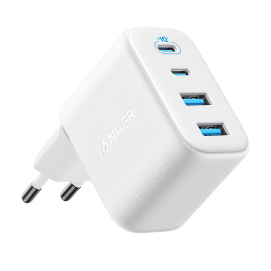Ładowarka sieciowa Anker Zolo, 50W, 3A, 2 x USB-A - 2 x USB-C, Biała A121EG21
