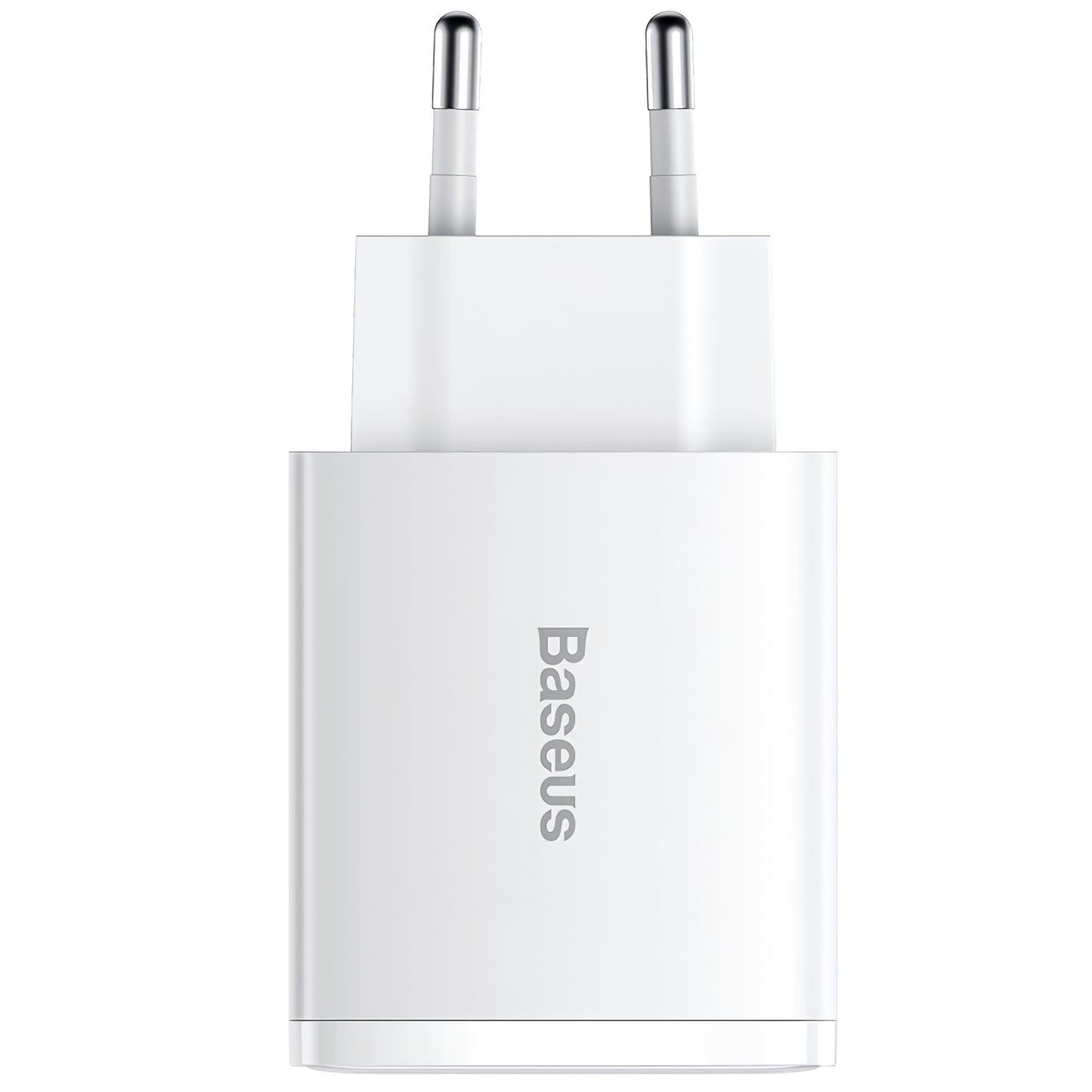 Ładowarka sieciowa Baseus Compact, 30W, 1 x USB-C - 2 x USB-A, biała CCXJ-E02 