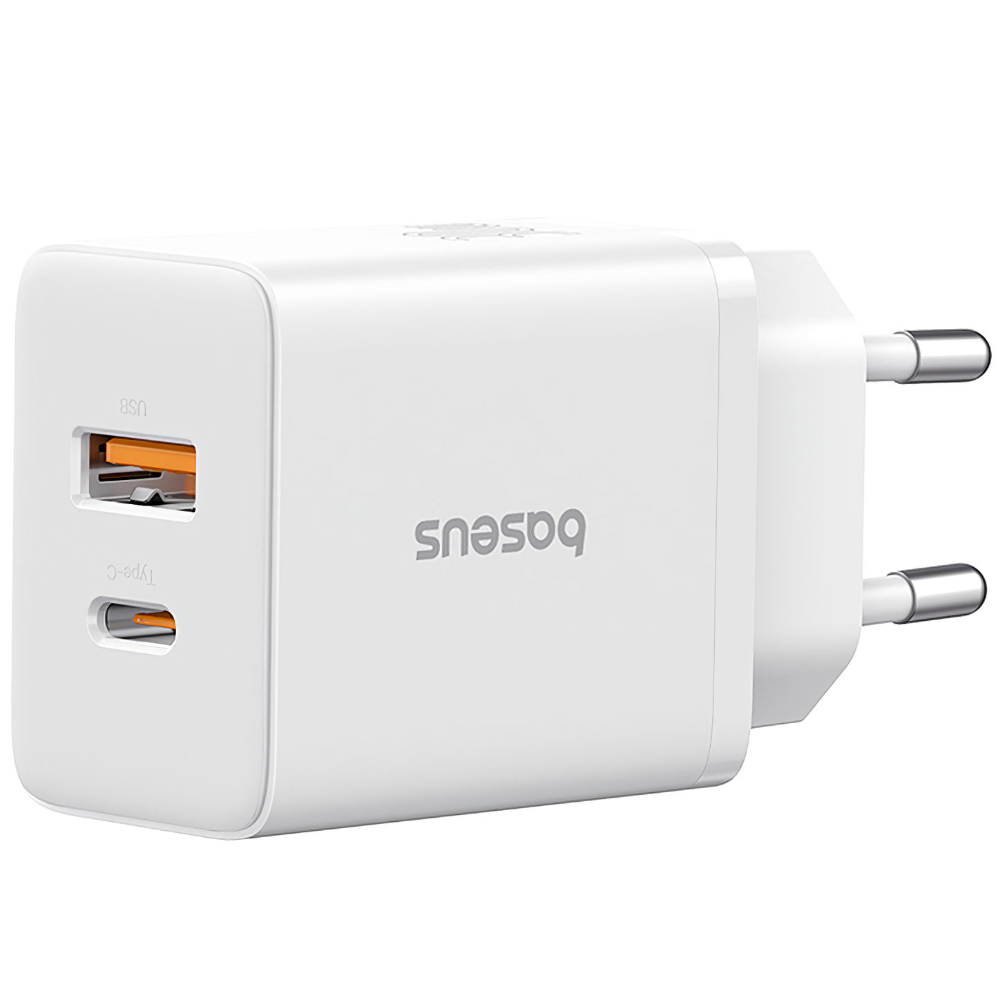 Ładowarka sieciowa Baseus Cube, 20W, 3A, 1 x USB-A - 1 x USB-C, biała P1011140321313-00 
