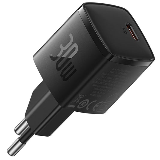 Ładowarka sieciowa Baseus Cube Pro, 30W, 3A, 1 x USB-C, Czarna CCXF000301