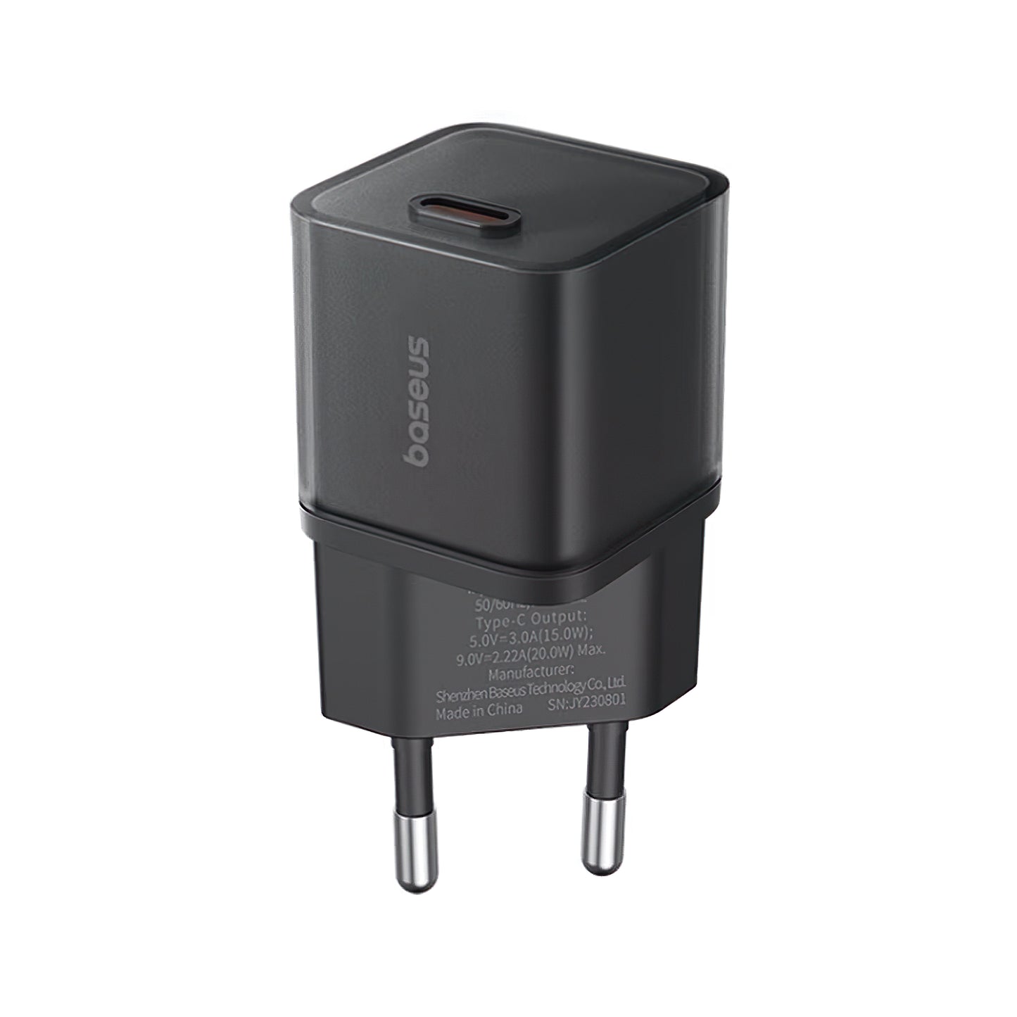 Ładowarka sieciowa Baseus GaN5S, 20W, 3A, 1 x USB-C, czarna P10162503113113-00 