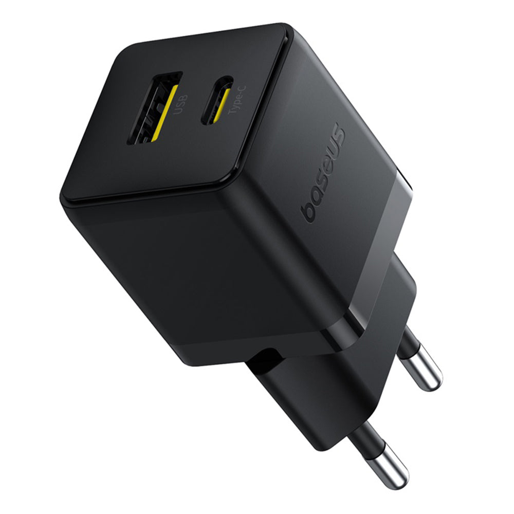 Ładowarka sieciowa Baseus Palm, 30W, 3A, 1 x USB-A - 1 x USB-C, Czarny P1011160A113-00