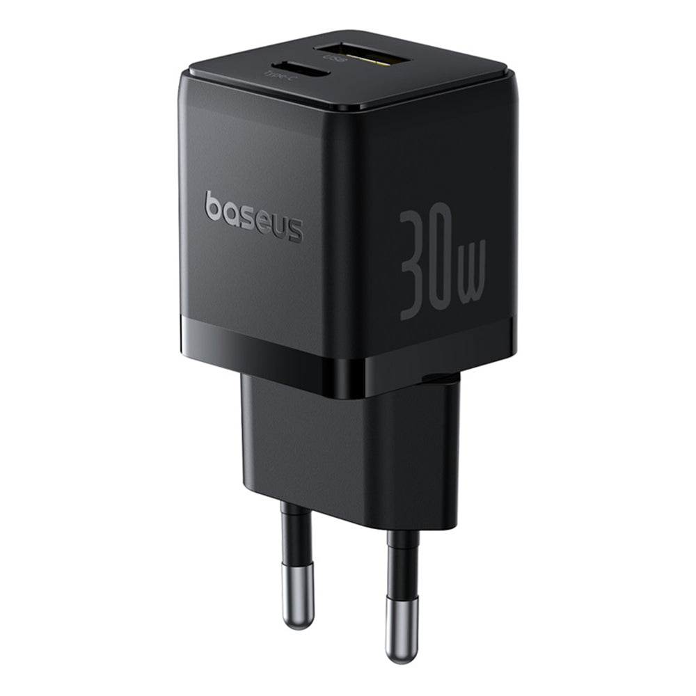 Ładowarka sieciowa Baseus Palm, 30W, 3A, 1 x USB-A - 1 x USB-C, Czarny P1011160A113-00