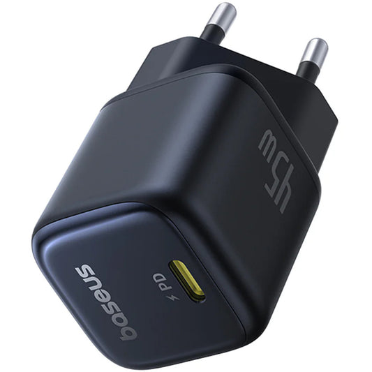 Ładowarka sieciowa Baseus PicoGo, 45W, 3A, 1 x USB-C, Czarna P10176800123-00