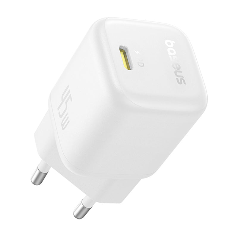 Ładowarka sieciowa Baseus PicoGo, 45W, 3A, 1 x USB-C, Biała P10176800213-00
