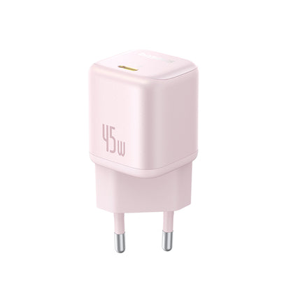 Ładowarka sieciowa Baseus PicoGo, 45W, 3A, 1 x USB-C, Różowa P10176800413-00