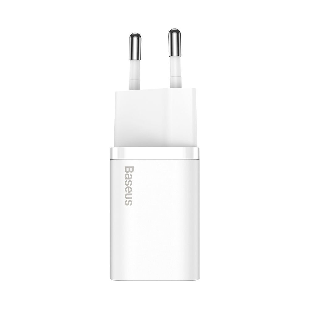 Ładowarka sieciowa Baseus Super Si 1C, 30W, 3A, 1 x USB-C, biała CCSUP-J02 