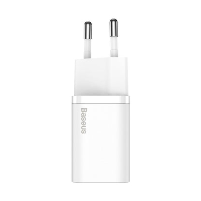 Ładowarka sieciowa Baseus Super Si 1C, 30W, 3A, 1 x USB-C, biała CCSUP-J02 