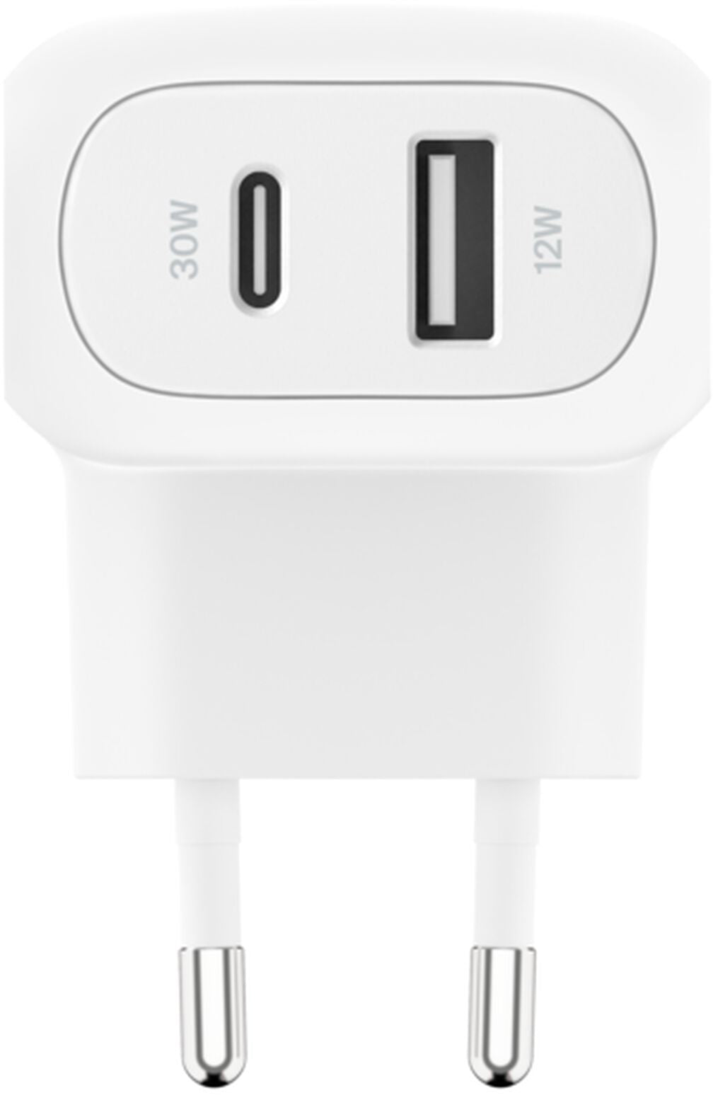 Ładowarka sieciowa Belkin BoostCharge Dual, 42W, 3A, 1 x USB-A - 1 x USB-C, Biała WCB009vfWH