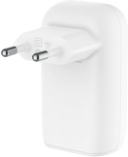 Ładowarka sieciowa Belkin BoostCharge, 67W, 3A, 3 x USB-C, Biała WCC002vfWH