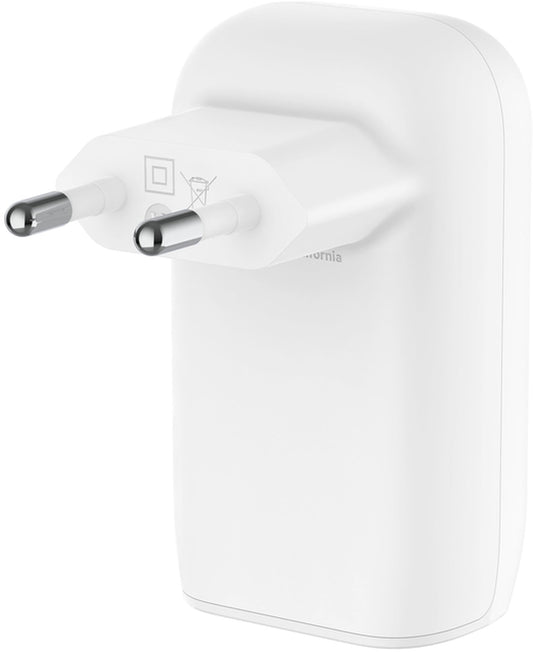 Ładowarka sieciowa Belkin BoostCharge, 67W, 3A, 3 x USB-C, Biała WCC002vfWH