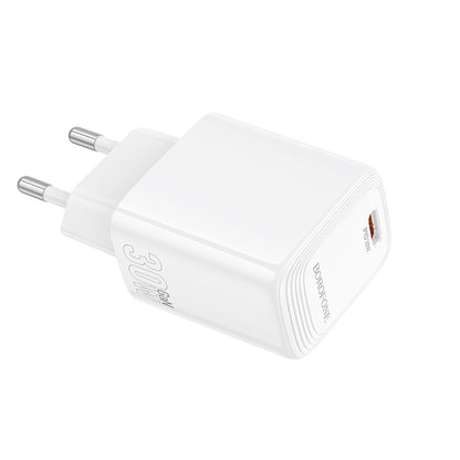 Ładowarka sieciowa Borofone BN28 Fuente, 30W, 3A, 1 x USB-C, Biała