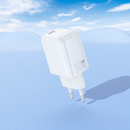 Ładowarka sieciowa Borofone BN28 Fuente, 30W, 3A, 1 x USB-C, Biała