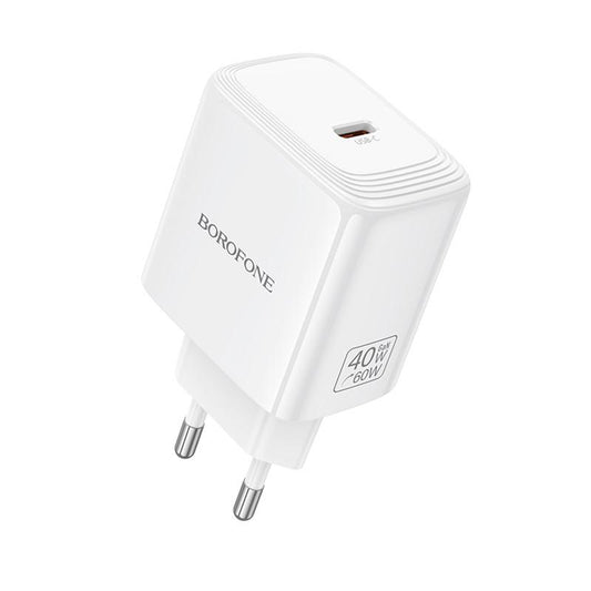 Ładowarka sieciowa Borofone BN33 Fuente, 40W, 1 x USB-C, biały
