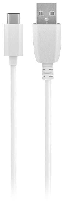 Ładowarka sieciowa z kablem USB-C MaXlife MXTC-01, 10,5W, 2,1A, 1 x USB-A, biały