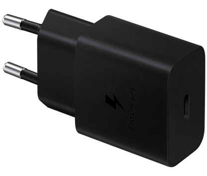 Ładowarka sieciowa Samsung USB-C z kablem USB-C, 15 W, 2 A, 1 x USB-C, czarna EP-T1510XBEGEU EP-T1510XBEGEU