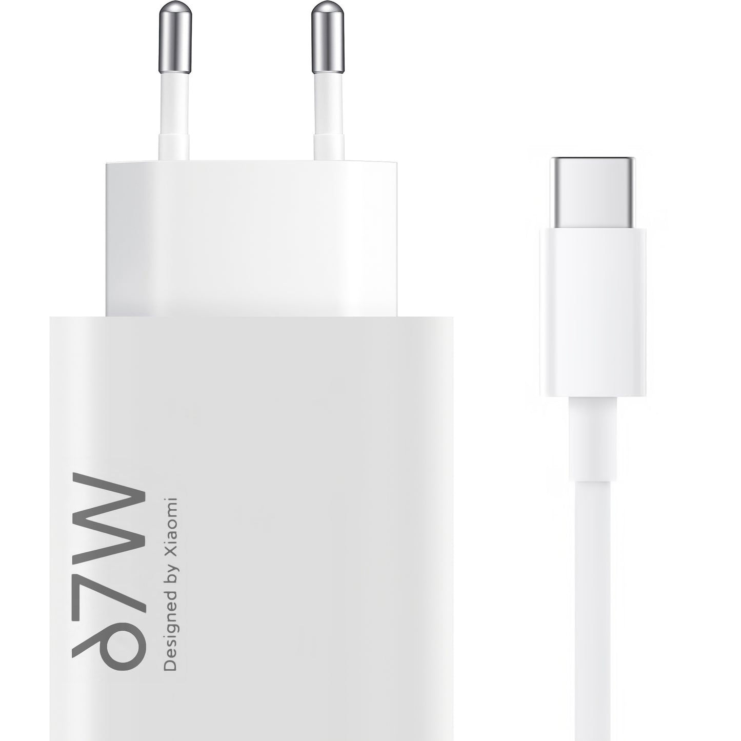 Ładowarka sieciowa Xiaomi z kablem USB-C, 67 W, 6,2 A, 1 x USB-A, biała BHR9465EU