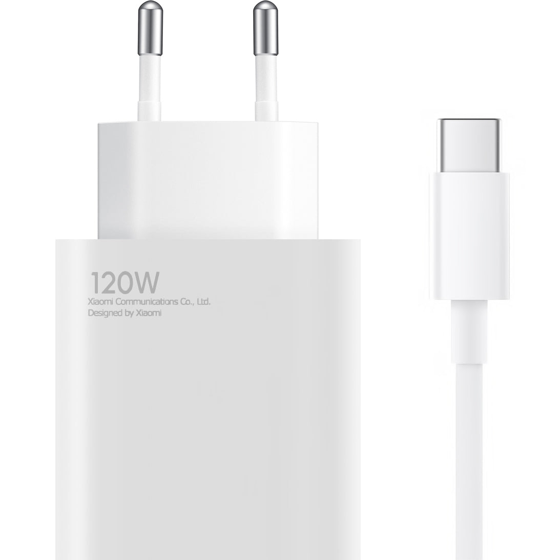 Ładowarka sieciowa Xiaomi z kablem USB-C, 120 W, 6 A, 1 x USB-A, biała BHR9462EU 