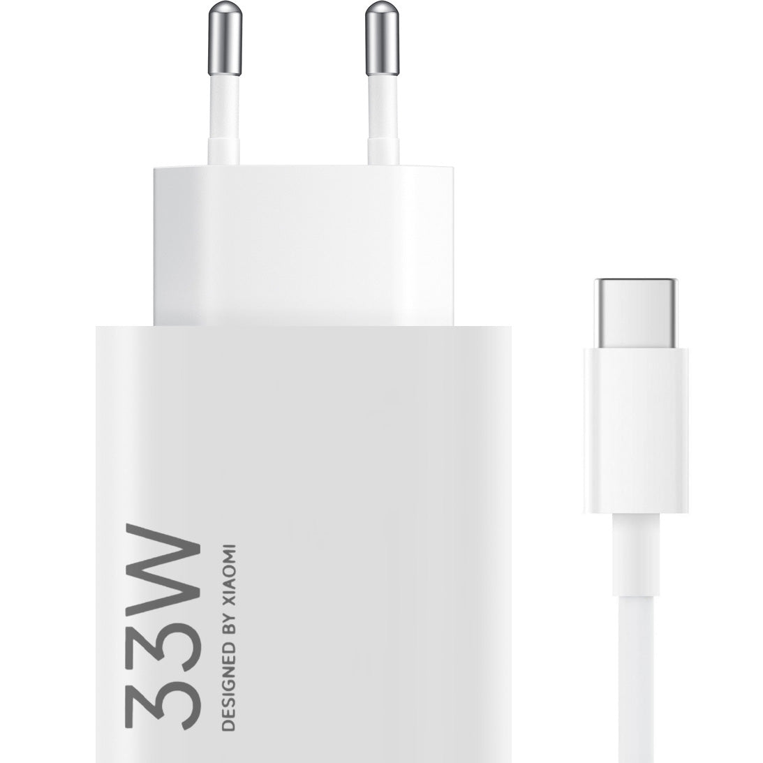Ładowarka sieciowa z kablem USB-C Xiaomi, 33W, 3A, 1 x USB-A, Biała BHR9956EU