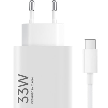 Ładowarka sieciowa z kablem USB-C Xiaomi, 33W, 3A, 1 x USB-A, Biała BHR9956EU
