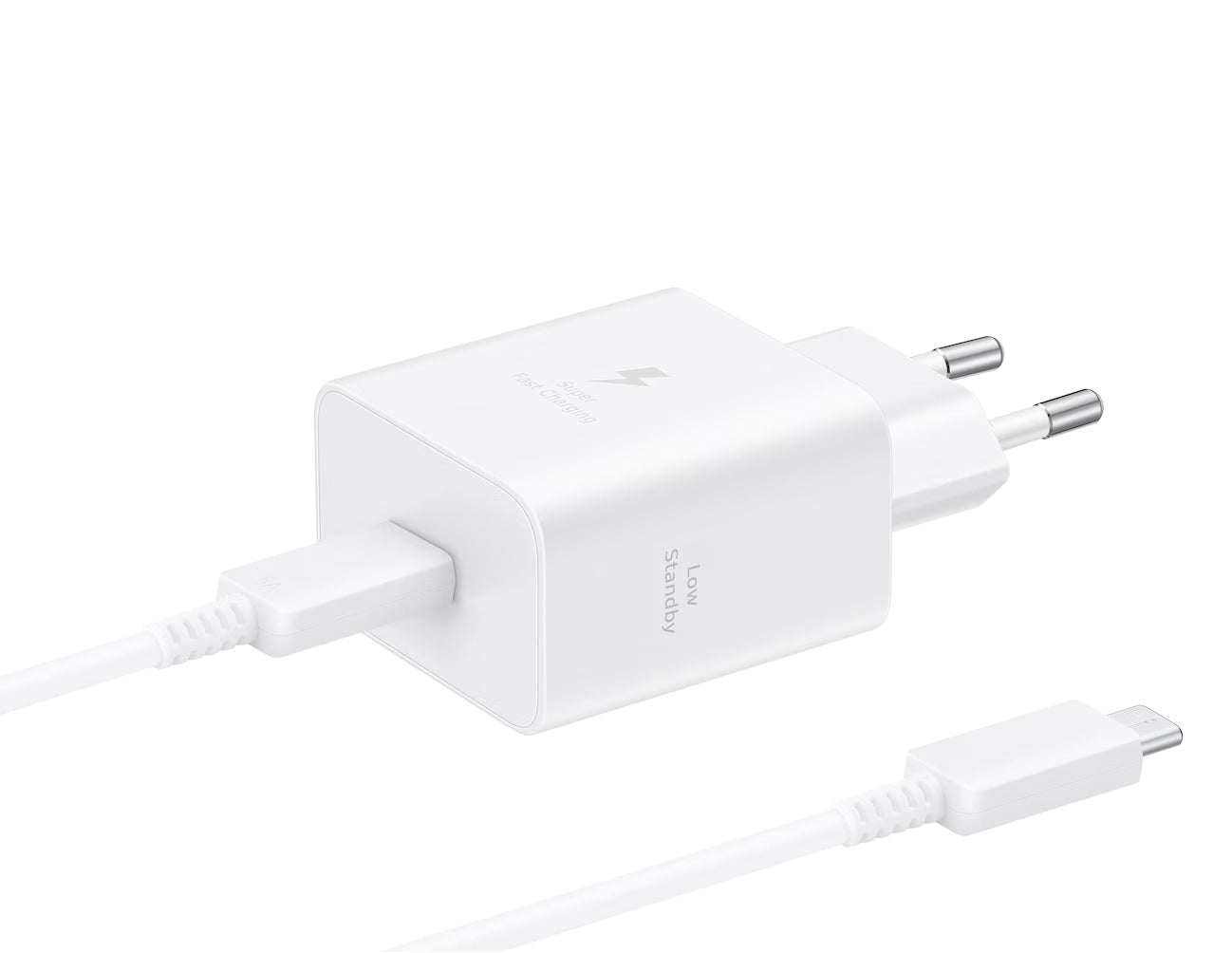 Ładowarka sieciowa z kablem USB-C Samsung, 45W, 4.05A, 1 x USB-C, Biała EP-T4511XWEGEU