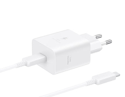 Ładowarka sieciowa z kablem USB-C Samsung, 45W, 4.05A, 1 x USB-C, Biała EP-T4511XWEGEU