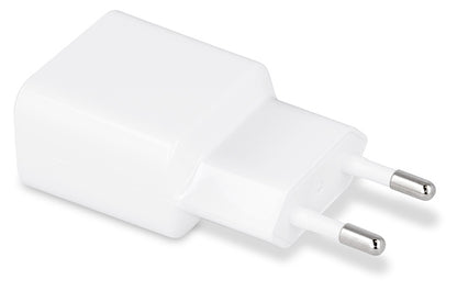 Ładowarka sieciowa z kablem USB-C MaXlife MXTC-01, 10,5W, 2,1A, 1 x USB-A, biały