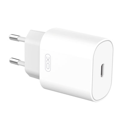 Ładowarka sieciowa XO Design, 25W, 3A, 1 x USB-C, Biała