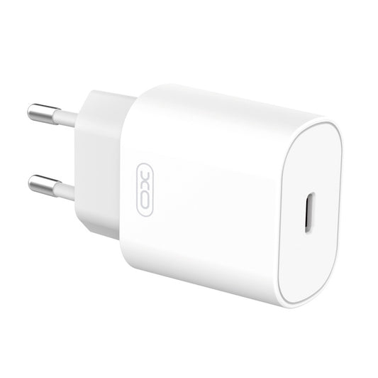 XO Design Network Charger, 25W, 3A, 1 x USB-C, White