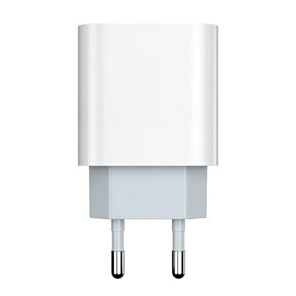 Ładowarka sieciowa z kablem USB-C Prestico F8S, 20W, 3A, 1 x USB-C, biały