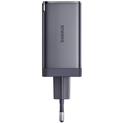 Baseus GaN5 Ultra USB-C Cable Ładowarka sieciowa z kablem USB-C, 65W, 3.25A, 1 x USB-A - 2 x USB-C, szary P10110812827-Z1