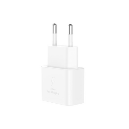 Ładowarka sieciowa z kablem USB-C XO Design L167, 25W, 3A, 1 x USB-C, Biała