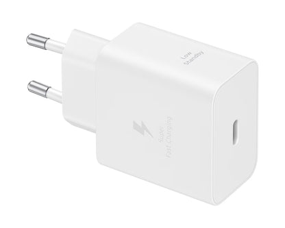 Ładowarka sieciowa z kablem USB-C Samsung, 45W, 4.05A, 1 x USB-C, Biała EP-T4511XWEGEU