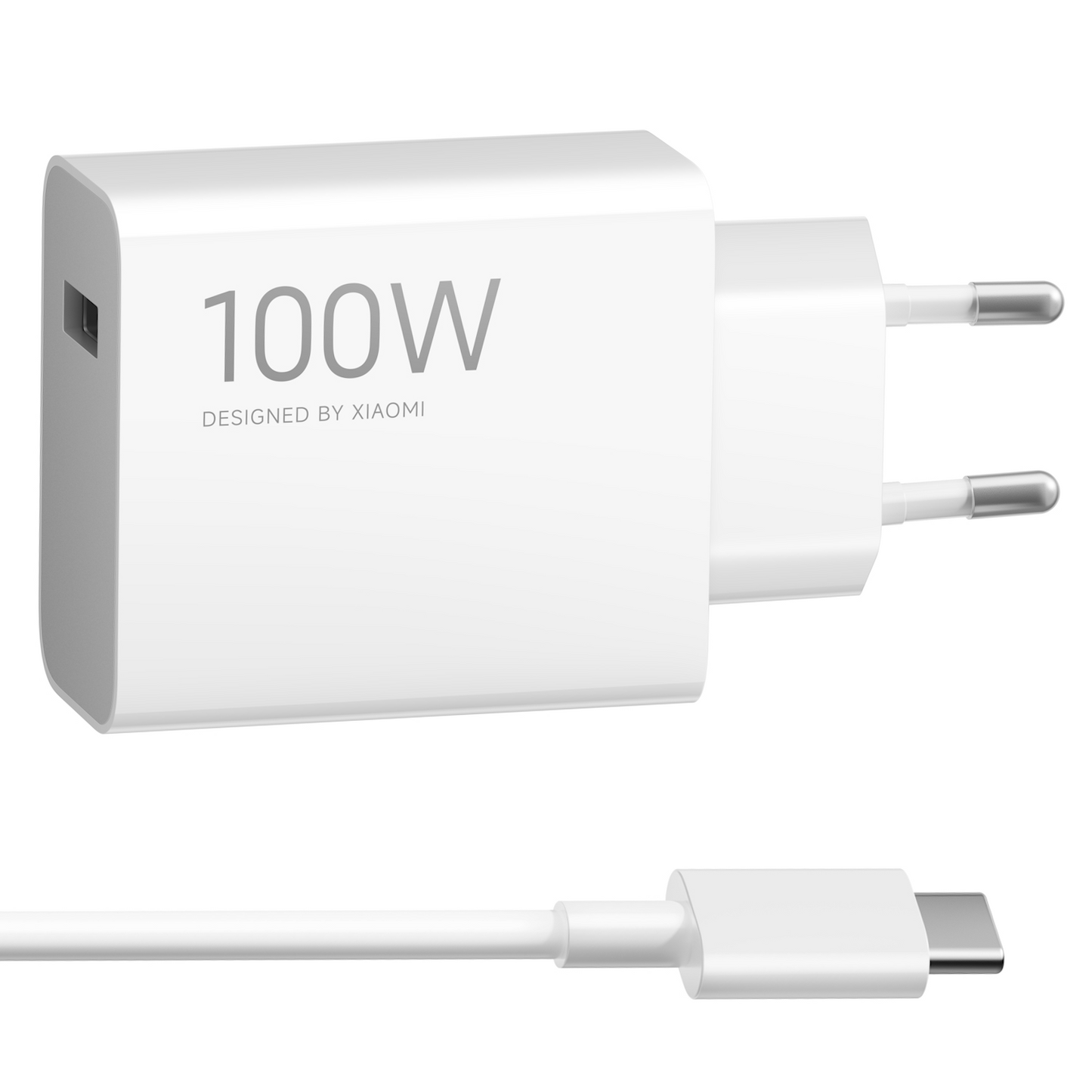 Ładowarka sieciowa z kablem USB-C Xiaomi MY-19-ER, 100W, 6.1A, 1 x USB-A, Biała BHR095VEU