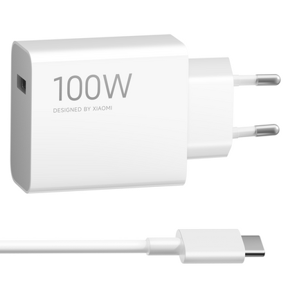 Ładowarka sieciowa z kablem USB-C Xiaomi MY-19-ER, 100W, 6.1A, 1 x USB-A, Biała BHR095VEU