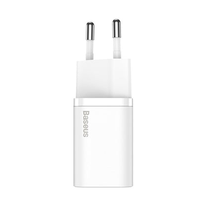 Ładowarka sieciowa Baseus Super Si USB-C z kablem USB-C, 25 W, 3 A, 1 x USB-C, biała TZCCCSUP-L02 