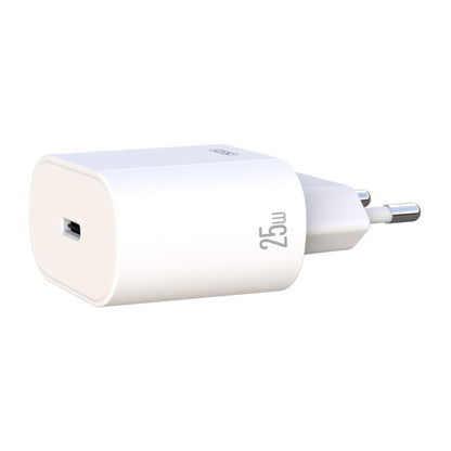 Ładowarka sieciowa XO Design, 25W, 3A, 1 x USB-C, Biała