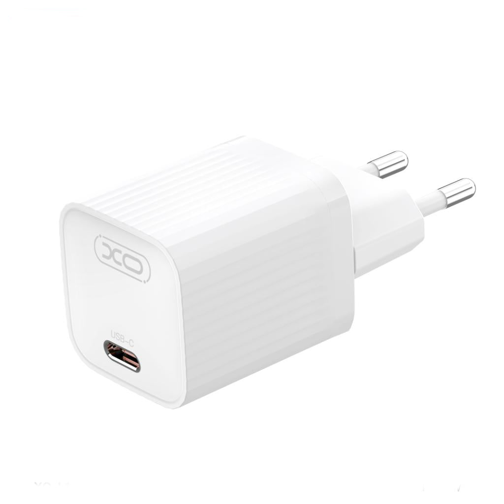 Network Charger with USB-C Cable XO Design L148, 30W, 3A, 1 x USB-C, White