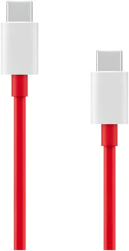 Ładowarka sieciowa z kablem USB-C OnePlus OSABBCBBAE, 120W, 7.3A, 1 x USB-A - 1 x USB-C, Biała 5461100631