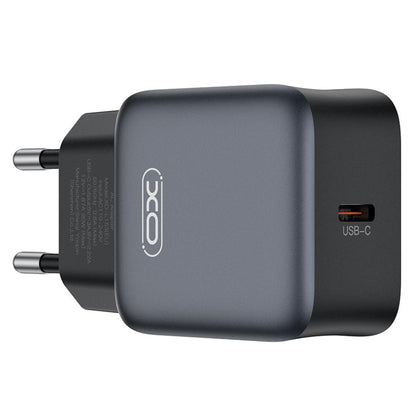 Ładowarka sieciowa z kablem USB-C XO Design L155, 30W, 3A, 1 x USB-C, Czarny