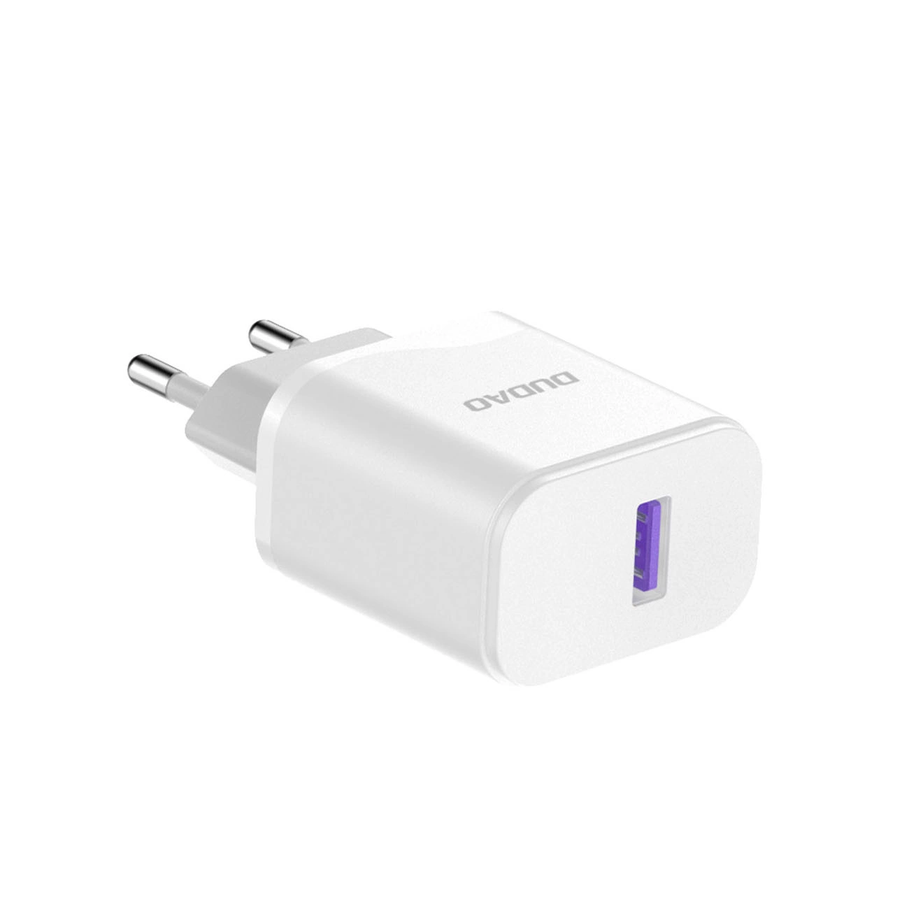 Ładowarka sieciowa z kablem USB-C Dudao A20EU, 18W, 3A, 1 x USB-A, Biała