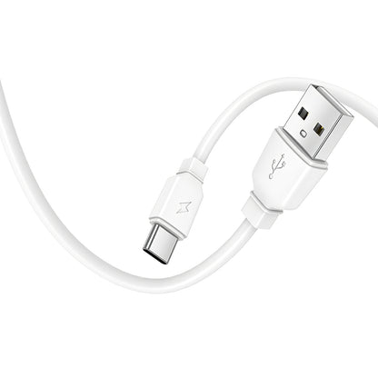 Ładowarka sieciowa z kablem USB-C Prestico F15S-C, 30W, 3A, 1 x USB-C, Biała